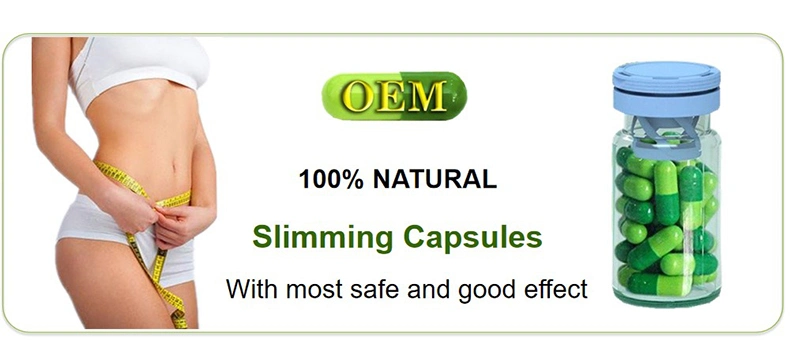Natural Fat Cleanse Slimming Green Capsule Body Detox Dietary Supplement for Weight Loss