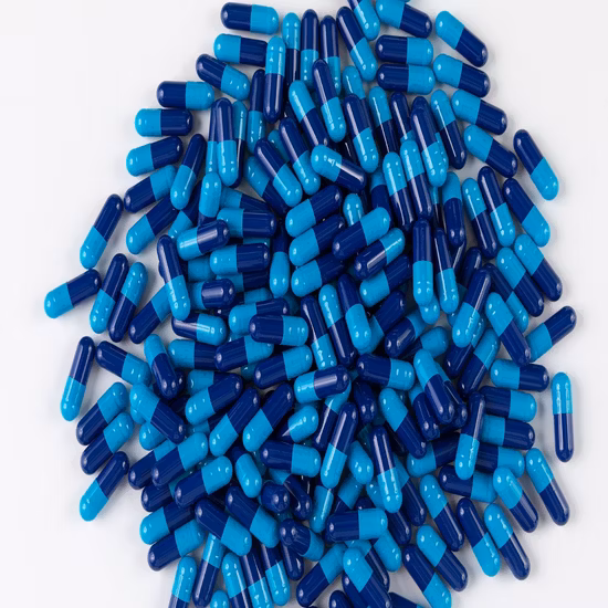 Size00e#00#0#1#2# Прозрачная, отделенная, прозрачная пустая капсула из HPMC из высококачественного натурального материала.