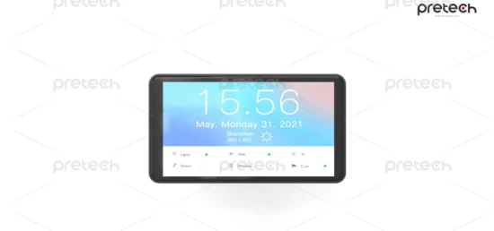ODM Custom Smart Home Automation Google Alexa Sicherheitsalarmsystem Дисплей Сенсорный экран Android Настенное крепление Планшетный ПК